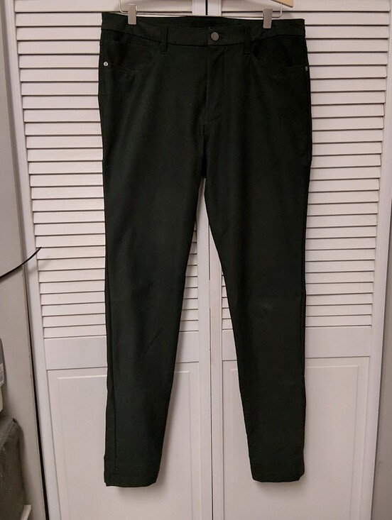 lululemon athletica Other - lululemon athletica Dark Green Cotton Performance Trousers